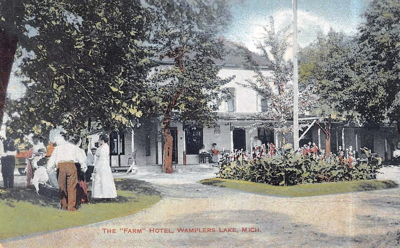 Farm Hotel - Vintage Postcard (newer photo)